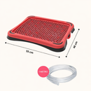 Banheiro Sanitário com Dreno e Mangueira Lavável para Cães