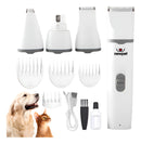 Kit 4 em 1 – Aparador Elétrico USB Recarregável para Pets