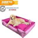 Cama Caminha Pet Cachorro tamanho grande confortável com zíper lavável + almofadinha