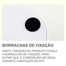 Bebedouro Comedouro Cachorro Gato Grande Automático Porta Ração PET Plástico Abre Sozinho Timex