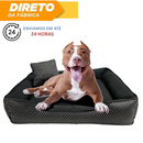 Cama Caminha Pet Cachorro tamanho grande confortável com zíper lavável + almofadinha
