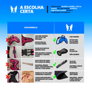 coleira e Guia para cachorro nome personalizado coleira peitoral conforto peiteira sistema amortecedor impacto regulagem