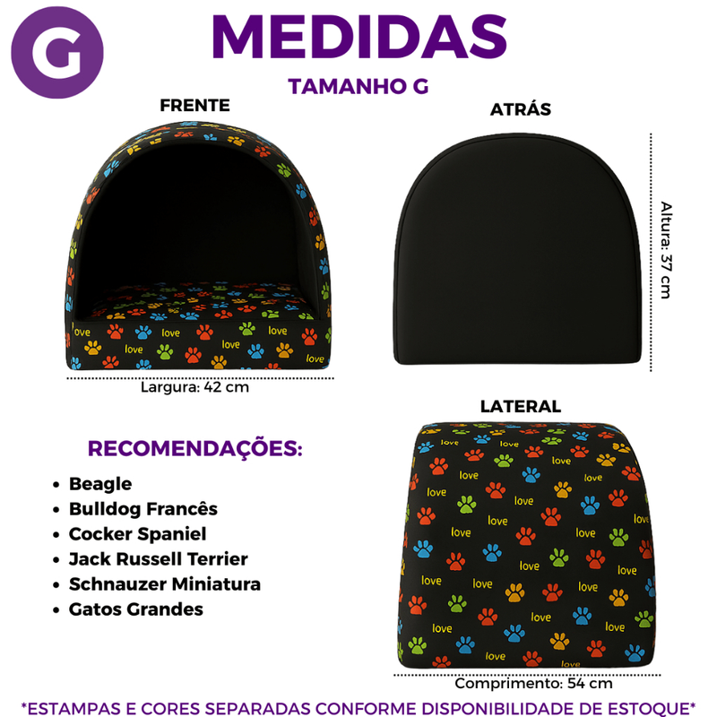 Caminha Pet Toca Iglu Modelo Europeu