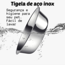 Comedouro E Bebedouro Automático Para Cães Gatos Pet Filhotes