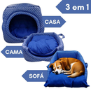Cama Toca Iglu 3 em 1 Para Cachorro Gato Pet Casa Casinha Caminha Sofá Com Almofada