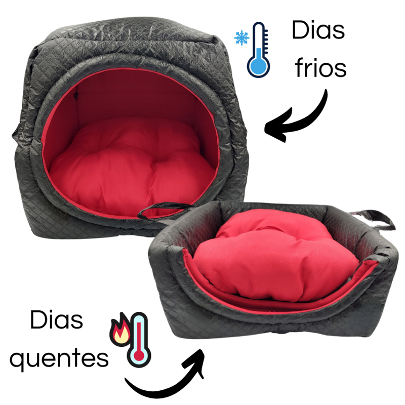 Toca 3 em 1: O Conforto Versátil para Seu Pet