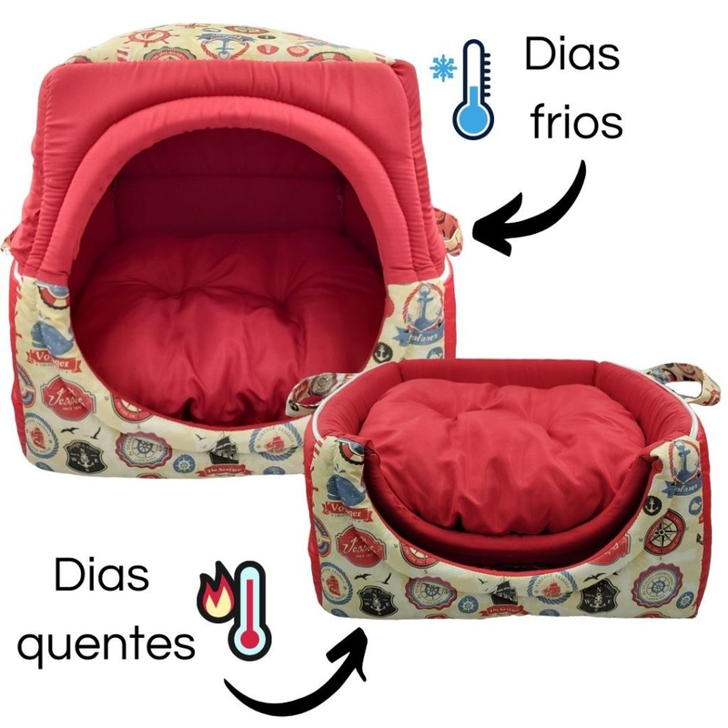 Toca 3 em 1: O Conforto Versátil para Seu Pet