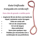 Guia Unificada para Passeio Coleira Resistente para Cachorro Labrador