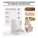 Newpet Bebedouro com Comedouro Alimentador Automático Pet Cães Gato- Bivolt